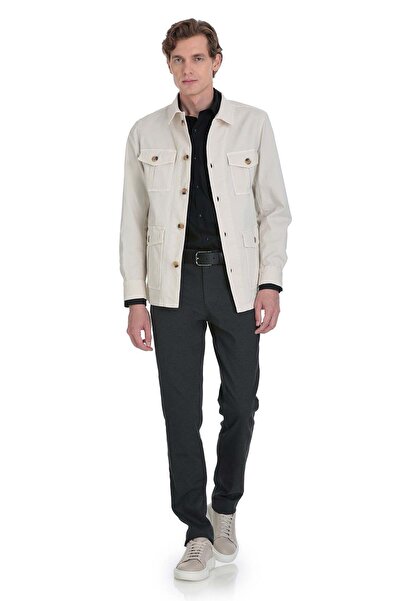 Hatemoğlu Taş Slim Fit Baby Collar Spring Coat