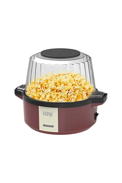 WINNINGSTAR Retro Hot Air Popcorn Maker Machine (St-9716) – Quick 3-Minute Popping, Non-Stick Easy Cleanome
