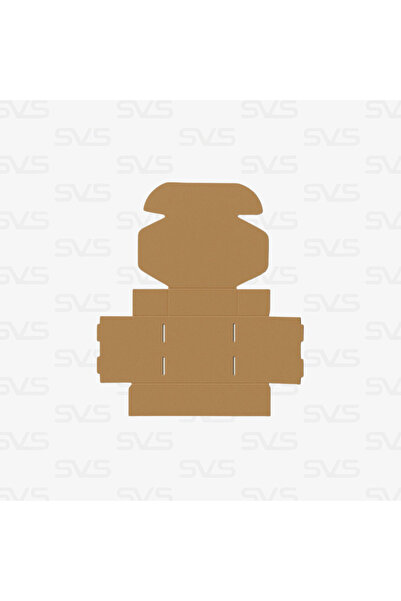 SVS ETİKET PLASTİK E-ticaret Kutusu - 17,5x17,5x7,5 / 25 Adet
