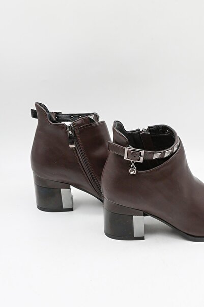 KRISTE BELL Kristebell Imported Accessory Detailed Heeled Classic Boots 2551 - Brown - 36