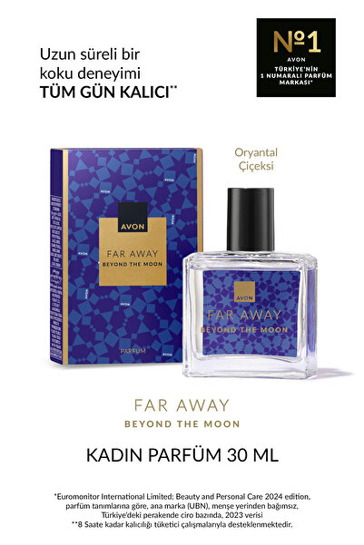 AVON Far Away Beyond The Moon Seyahat Boyu EDP 30ml