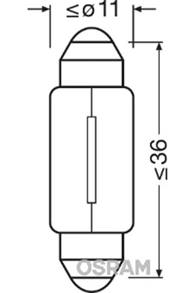 Osram Крушка за интериорно осветление Alfa Romeo 33 BMW 3