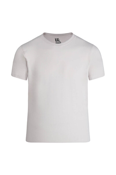 Hatemoğlu Taş Regular Fit Crew Neck Cotton T-Shirt