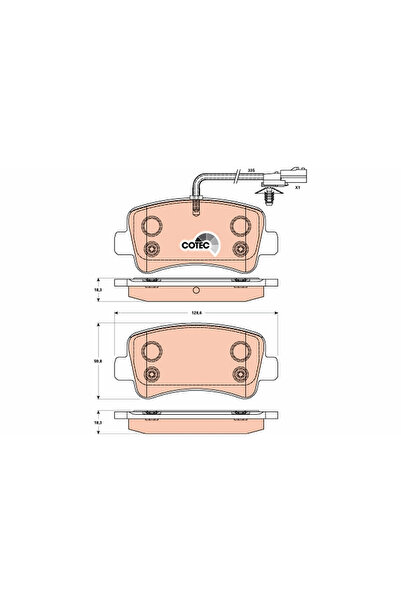 TRW Set Placute Frana Frana Disc Nissan NV400 Bus/NV400 Caroserie/NV400 Plato...