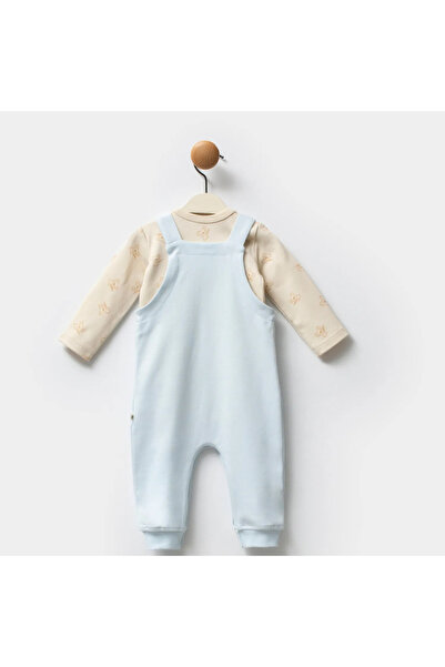 Genel Markalar Organik Koala Desenli Erkek Bebek Salopet Takım