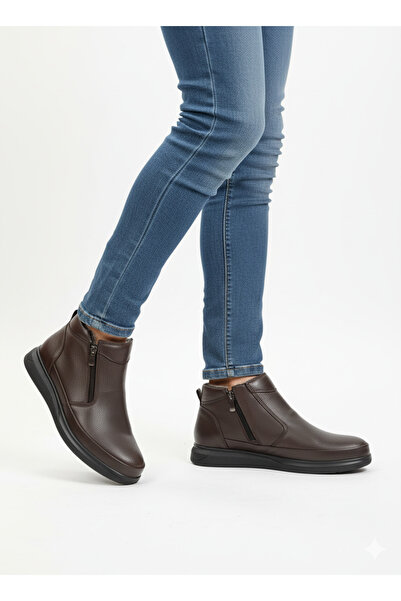 Tomato Bags Ανδρικά μποτάκια με διπλό φερμουάρ με αντιολισθητική σόλα μέχρι τον αστράγαλο