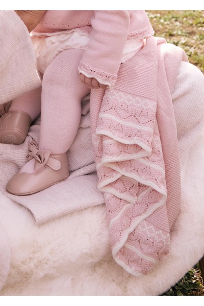 MAYORAL Baby Girl Knitwear Blanket Pink 9940