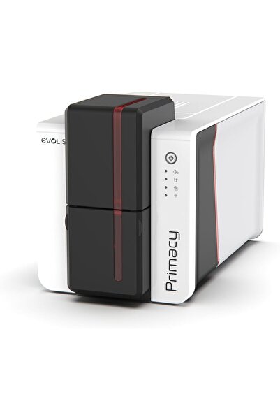 Fipka Card Imaging Evolis Primacy 2 Dual Sided ID Printer & Supplies Bundle Badge Machine