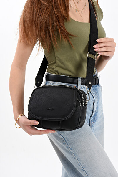 çantamgelsin Mega Polo Lisbon/Soft Leather Stylish and Functional Crossbody Women's Bag