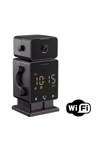 Taggo Cameră de securitate inteligentă cu ceas de perete - WiFi, detecție mișcare, vedere nocturnă, 3MP