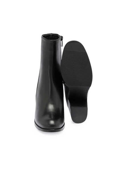 Tergan Siyah Hakiki Deri Kadın Klasik Bot - K24K1BT67649-A23