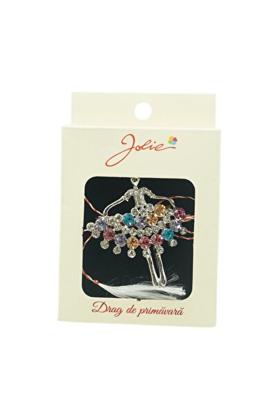 JOLIE Brosa Multicolora Balerina cu Pietre,Jolie