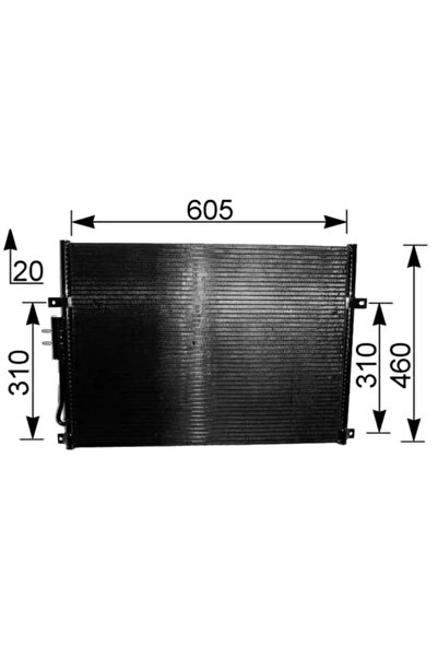 MAHLE Condensator Climatizare Jeep Cherokee