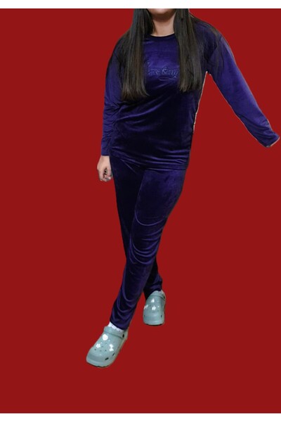 ELİSA KADİFE PİJAMA TAKIMI