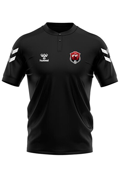 hummel Erzi̇ncanspor Armi̇n Cotton Baby Collar T-Shirt Black