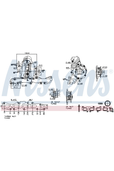 Nissens Compresor Sistem De Supraalimentare Audi A4 Allroad B8/A4 Allroad B9/...