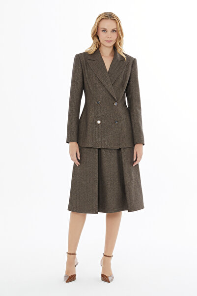 GİZİA Erkek Yaka Düğme Kapamalı Ceket