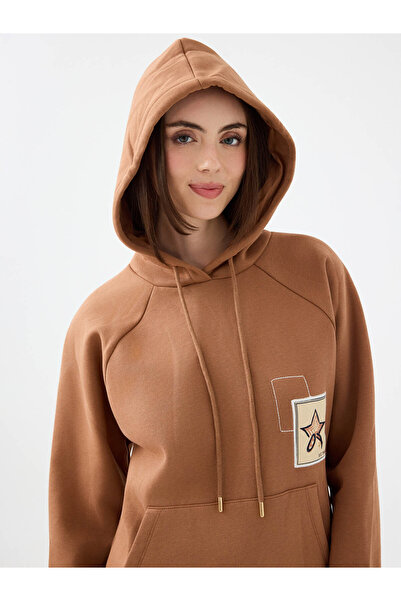 Loft Brown Women's Sweatshirt Lf2040768