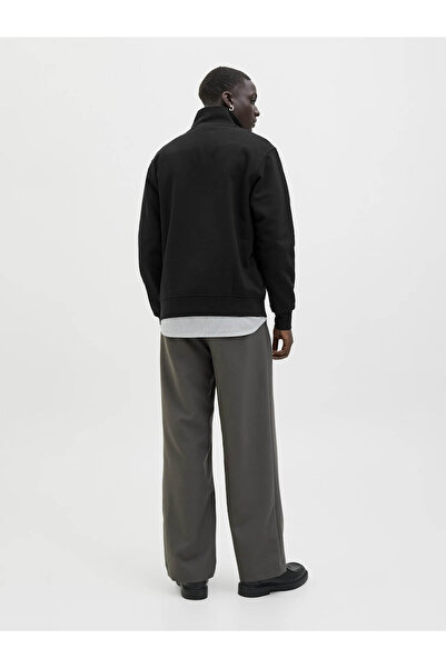 Jack & Jones Soho Half Zip Black Men's Sweatshirt 12278793