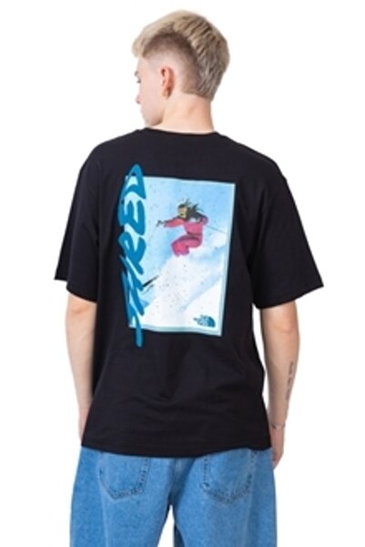 THE NORTH FACE Ανδρικό μαύρο μπλουζάκι Slopes Relaxed