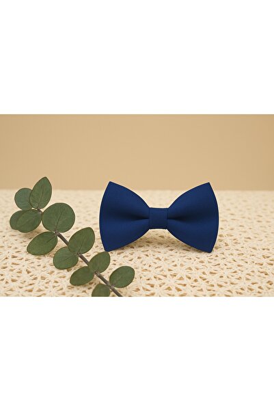 DaphKids Unisex 1-7 Yaş Lastikli Çocuk Papyon - Lacivert