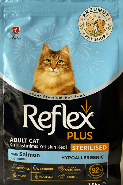 Reflex Plus Cat Sterilised Salmon 1,5 Kg -Kısırlaştırılmıış SOMONLU Premium Kedi Maması