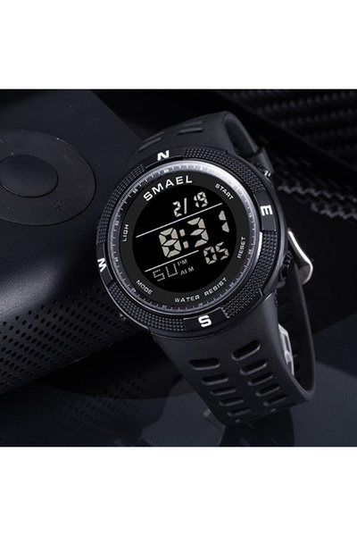 SMAEL Sports Watch Alarm Light Stopwatch 5 ATM