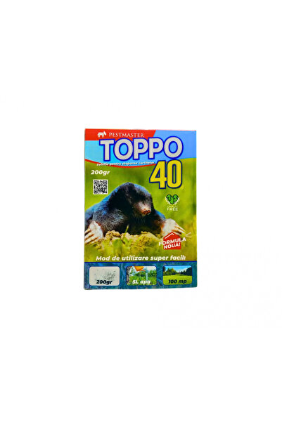 Pestmaster TOPPO 40 – Solutie eficienta pentru stoparea cartitelor si a rozat...