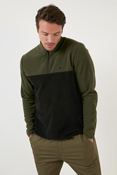 Buratti Regular Fit Anti-Pilling Non-Pilling Stand Collar Ribbed 2-Pack Fleece Men's Polar 59