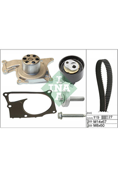 FAG Set Pompa Apa + Curea Dintata Dacia Dokker Microbus/Duster/Lodgy Mercedes...