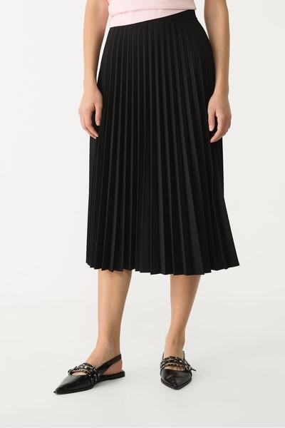 Stradivarius Pleated midi skirt
