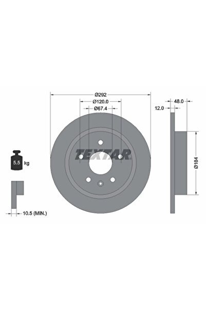 Krieger Дискови спирачки Buick (Sgm) Lacrosse/Regal 2 Chevrolet Malibu