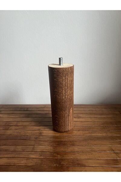 MASİF TASARIM Metrik 8 Vidalı 15 cm Ceviz Bohem Mobilya Ayağı