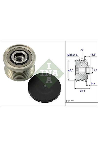 FAG Sistem Roata Libera Generator Bmw 3/5/6 Bmw (Brilliance) 3 Series/5 Series