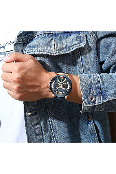 Curren Ceas casual bărbătesc, afișaj analogic, mecanism cu cuarț