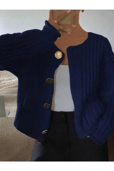 Crystal Life Oversize Knitted Cardigan