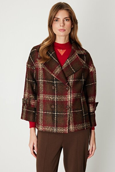 Mi Pret a Porter Mi Düğme Detaylı Kaban