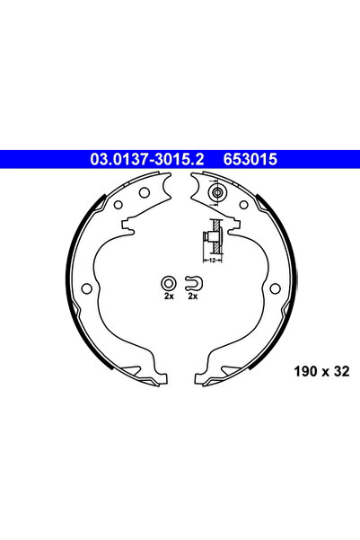 Ate Set Saboti Frana Frana De Mana Citroen C-Crosser Mitsubishi Grandis/Lance...