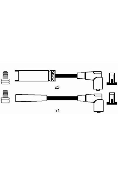 NGK Set Cablaj Aprinder Chevrolet Aveo / Kalos Daewoo Kalos/Lanos