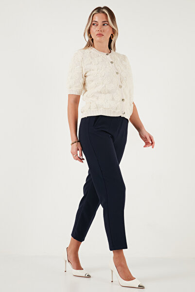 Lela Regular Fit Yüksel Bel Düz Paça Havuç Pantolon PANTOLON 68350109