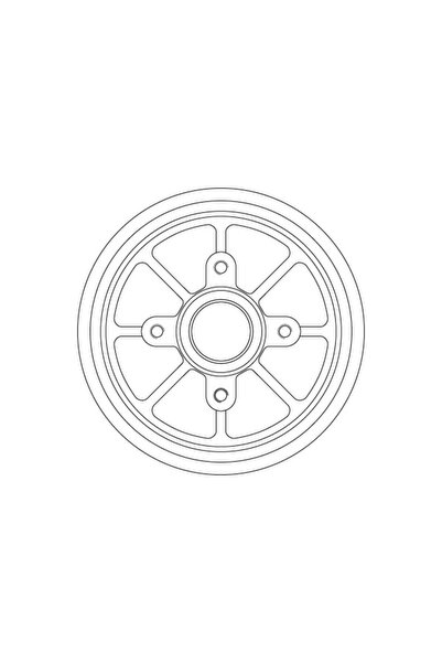 TRW Tambur Frana Citroen C2/C3 1/C3 Pluriel Peugeot 1007