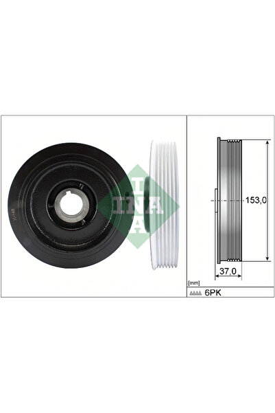 FAG Fulie Curea Arbore Cotit Citroen Berlingo / Berlingo First Microbus/C4 1/...