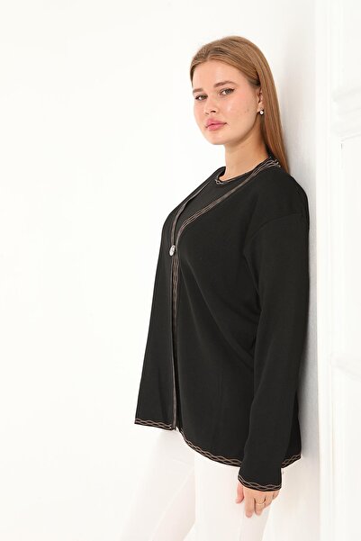 Lanze Knitwear Double Set Cardigan and Blouse