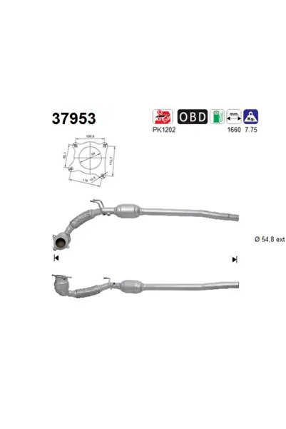 As Catalizator Vw Passat B6/Passat Cc B6