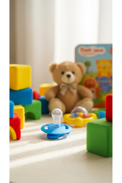 BiTree Baby Bitree 809 Mavi Baby Harmony Yuvarlak Uçlu Emzik 0-6 Ay