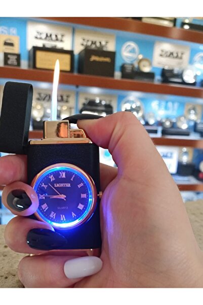 HK GİFT SHOP Kişiye özel saatli çakmak