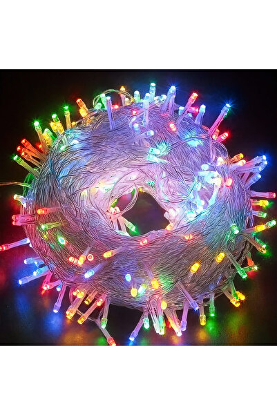 First Choice Ghirlandă luminoasă LED 15 m, 140 MicroLED-uri, sârmă transparentă, multicoloră