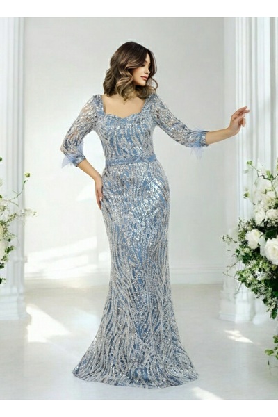 FaBe Fashion ÖPÜCÜK YAKALI TRUVAKAR KOLLU TÜY AKSESUARLI KUMAŞ ÖZELLİKLİ BONC...