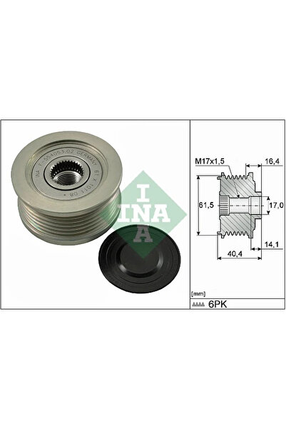 FAG Sistem Roata Libera Generator Alfa Romeo 145/146/156 Fiat Brava/Bravo 1/B...