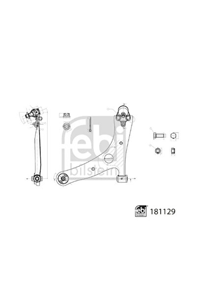 FEBI BILSTEIN Носач на колело преден ляв мост Toyota Rav 4 2